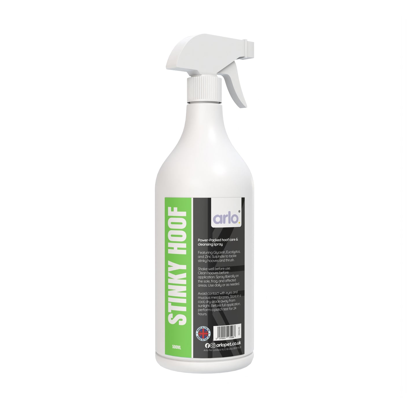 arlo Stinky Hoof product bottle