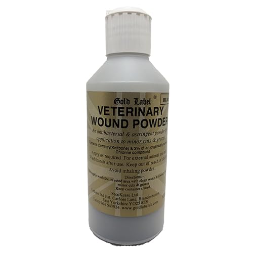 Gold Label Veterinary Wound Powder (Black) 125g