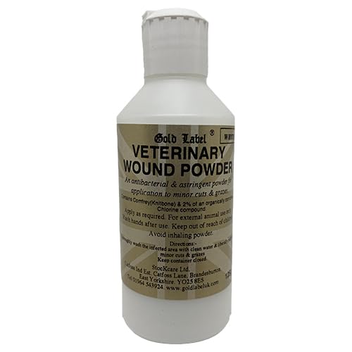 Gold Label Veterinary Wound Powder (White) 125g