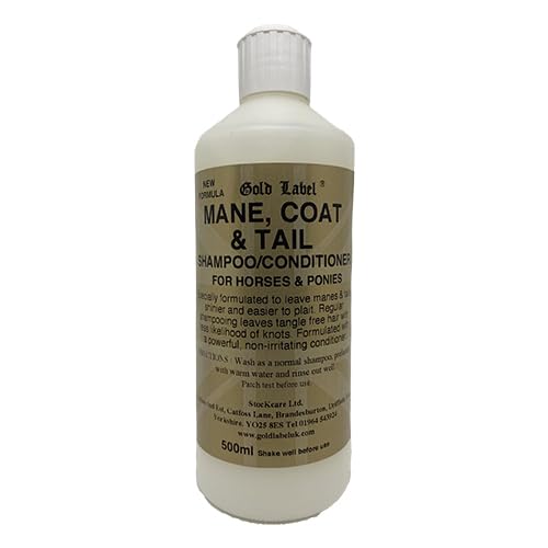 Gold Label Coat, Mane & Tail Shampoo/Conditioner 500ml