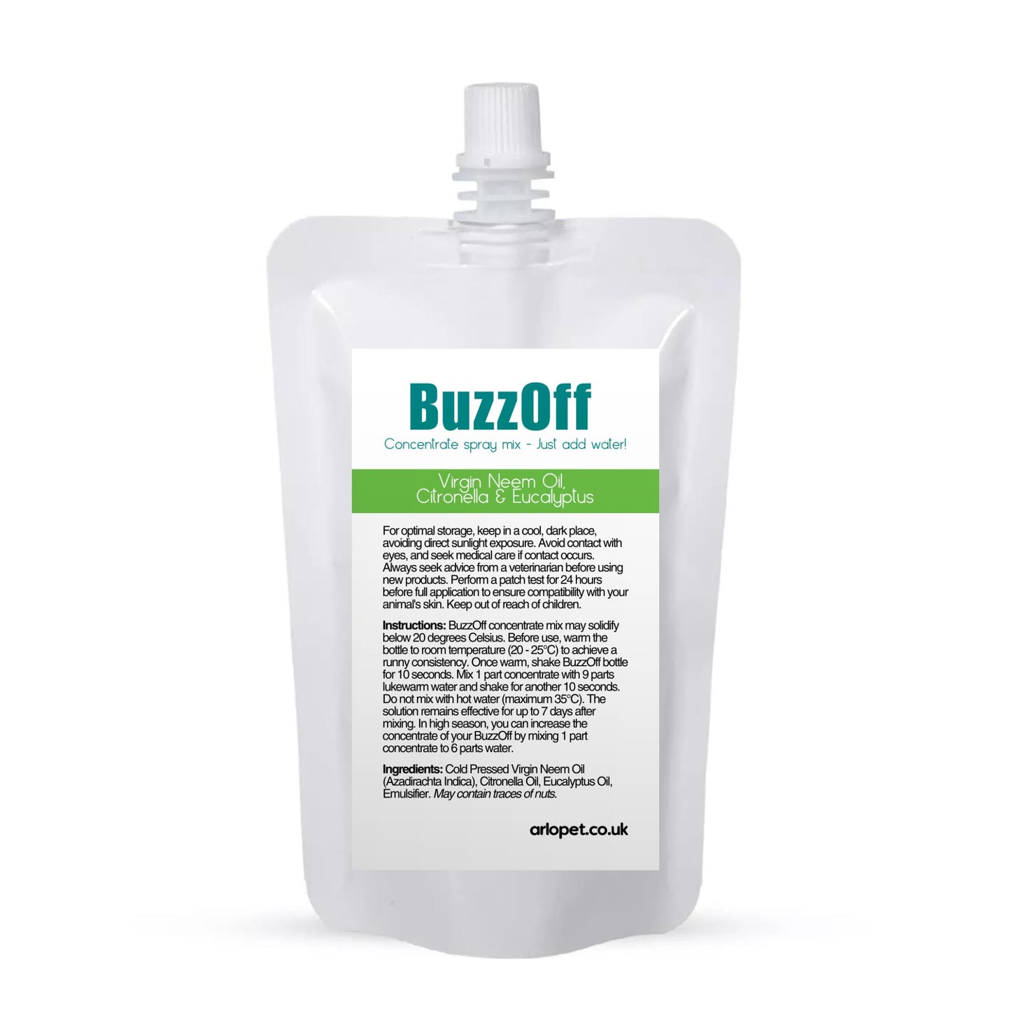 BuzzOff Fly Spray Concentrate Makes 1 Litre 100ml