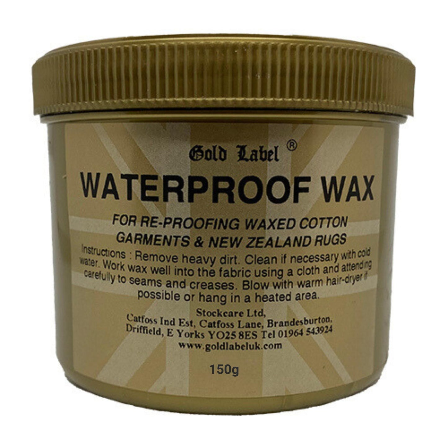 Gold Label Waterproof Wax 150g