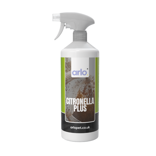 Citronella+ citronella horse spray 500ml bottle by arlo.® ready to use coat spray for horses and ponies