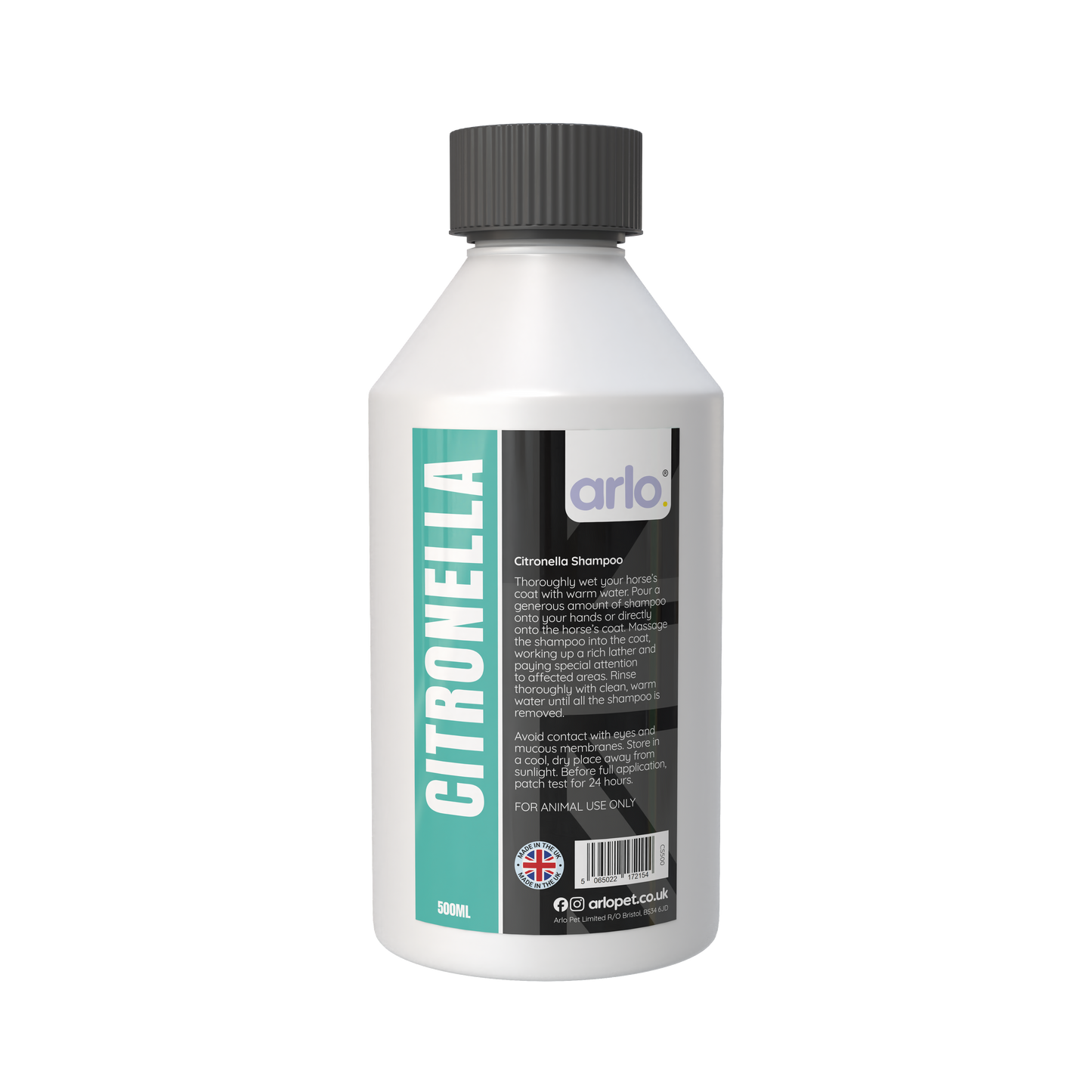 arlo Citronella Shampoo product bottle