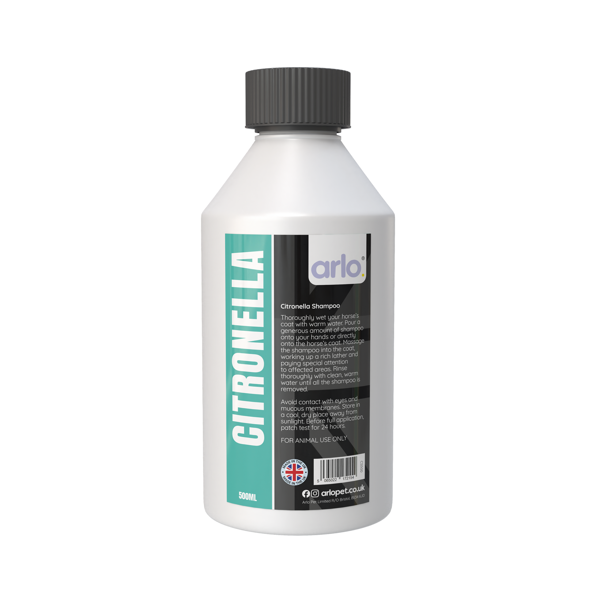 arlo Citronella Shampoo product bottle